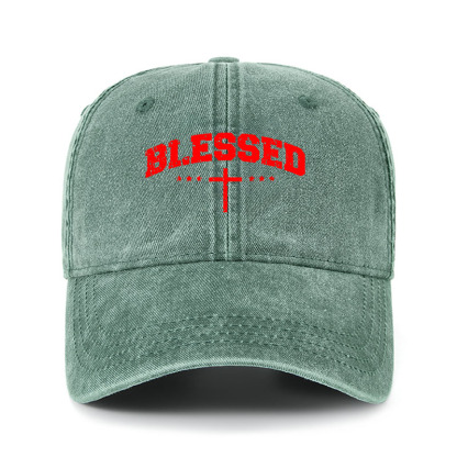 Heritage Washed Cap - Blessed Cross