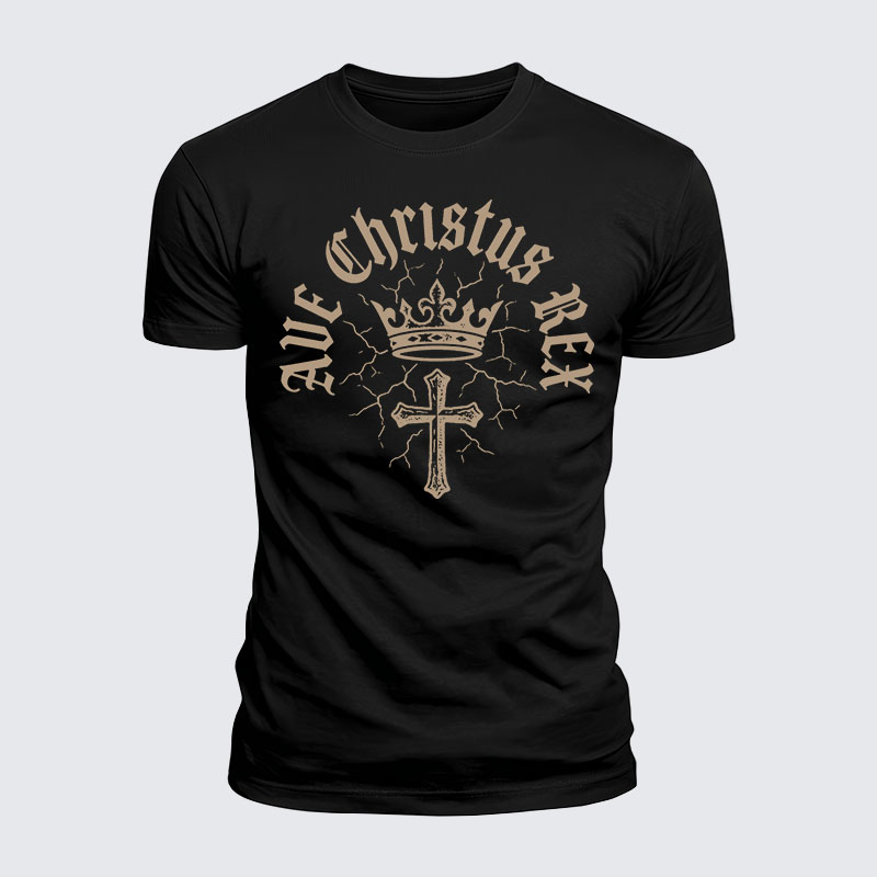 Luxe Mercerized Cotton Tee - Ave Christus Rex