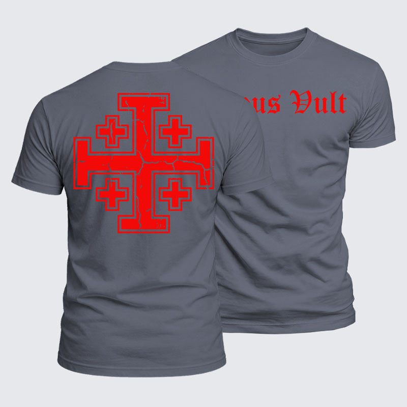 Luxe Mercerized Cotton Tee - Deus Vult