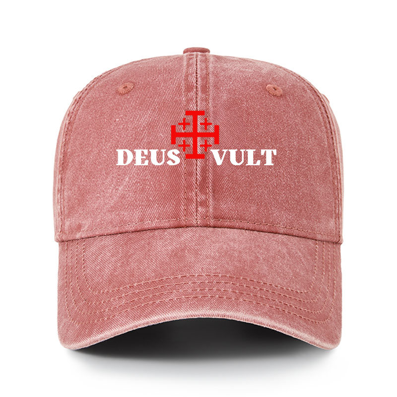 Heritage Washed Cap - Deus Vult