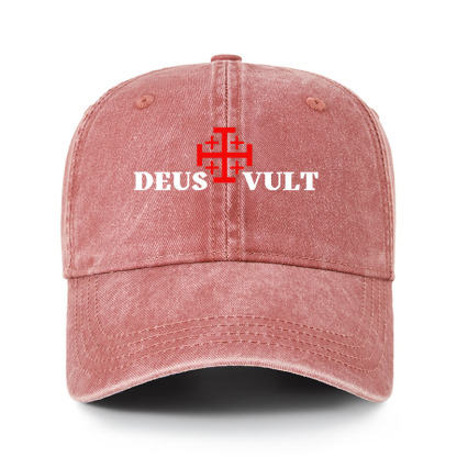 Heritage Washed Cap - Deus Vult