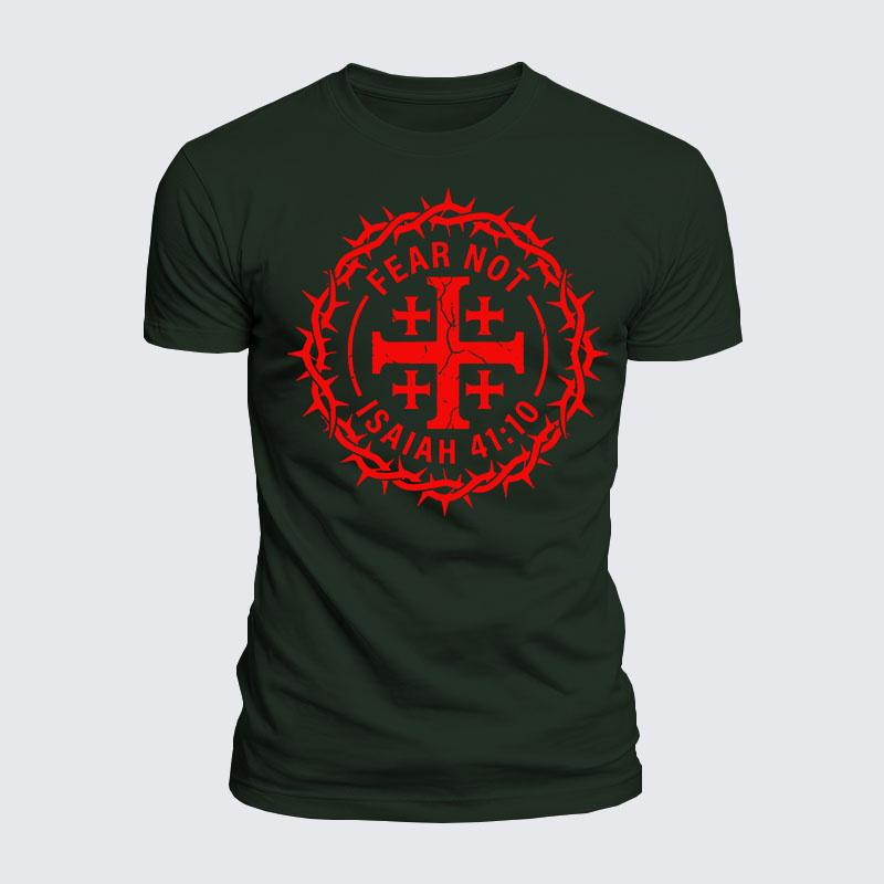 Luxe Mercerized Cotton Tee - Fear Not Isaiah 41:10