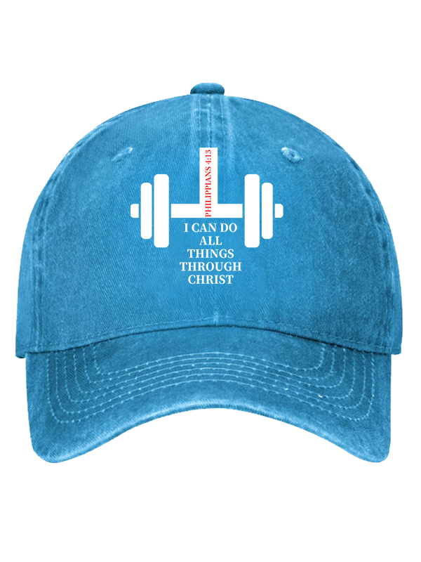 Fitness Philippians 4 : 13 Christian Hat