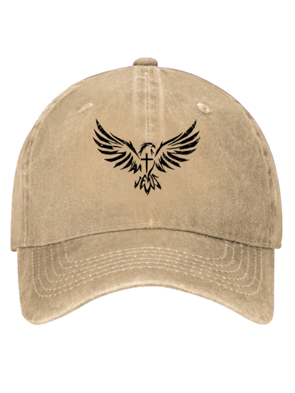 Wings Like Eagles Cross Christian Hat
