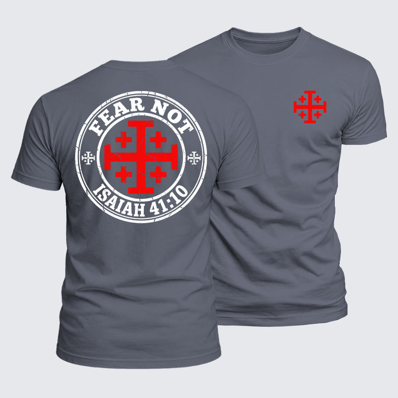Luxe Mercerized Cotton Tee - Fear Not Isaiah 41:10