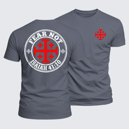 Luxe Mercerized Cotton Tee - Fear Not Isaiah 41:10