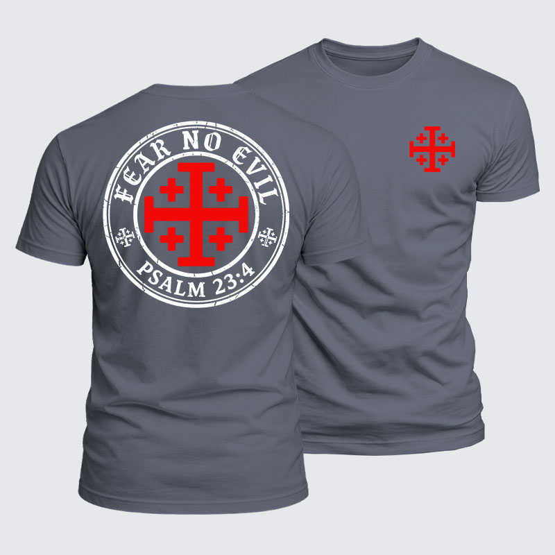 Luxe Mercerized Cotton Tee - Fear No Evil