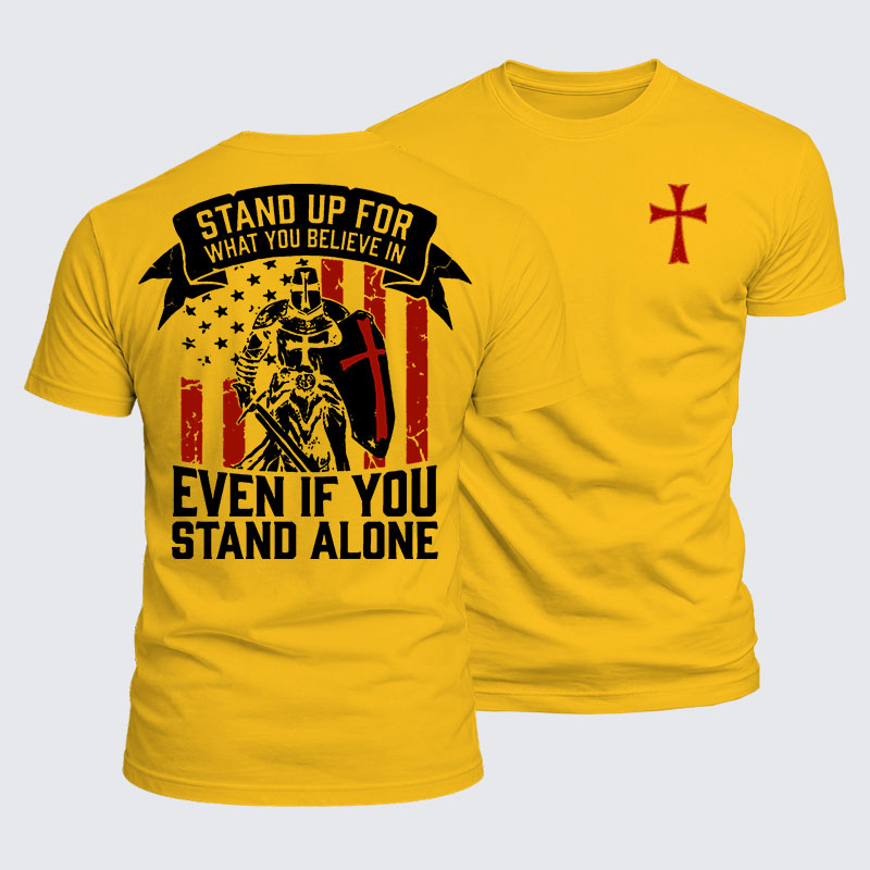Luxe Mercerized Cotton Tee - Stand Up For What You Believe