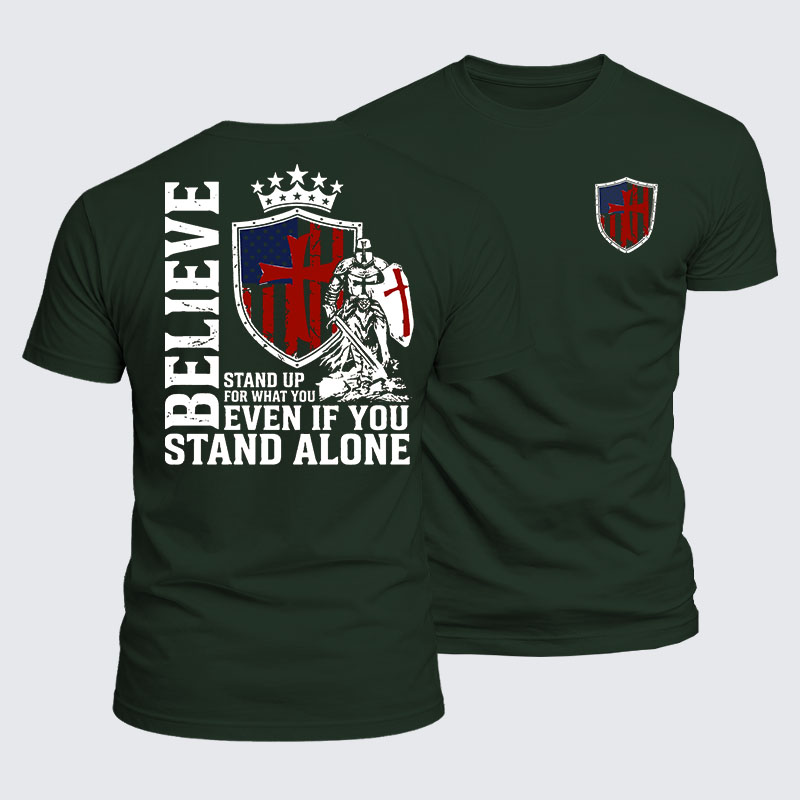 Luxe Mercerized Cotton Tee - Stand Up For What You Believe