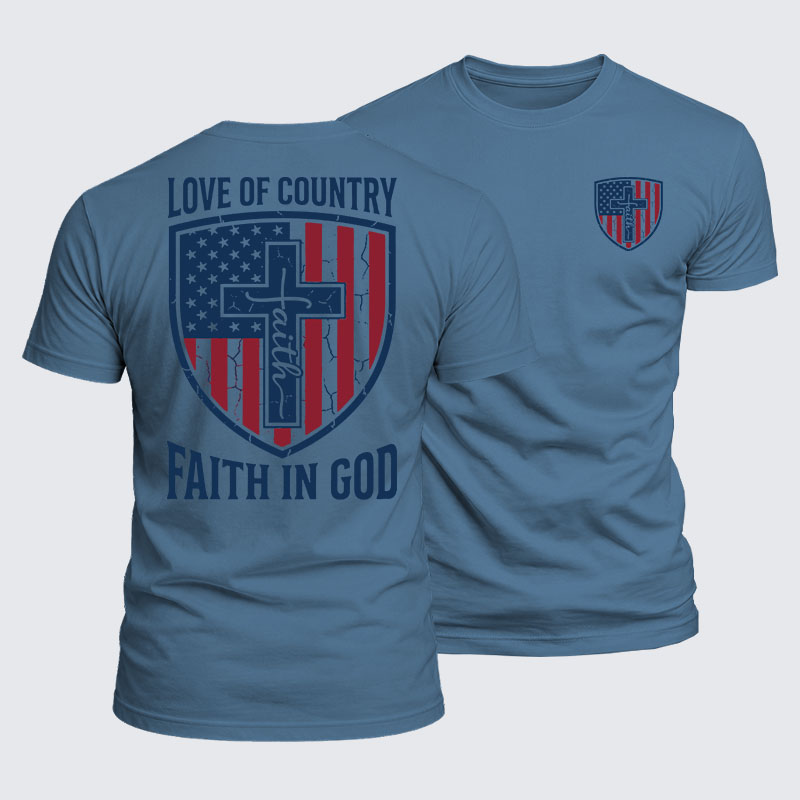 Luxe Mercerized Cotton Tee - Faith In God