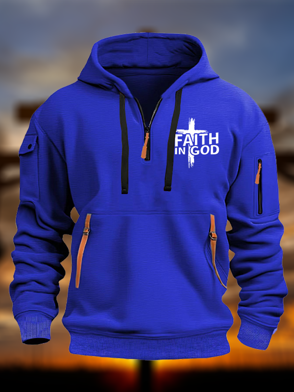 Faith In God Jesus God Christian Zipper Hoodies