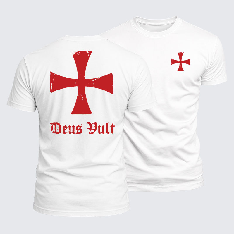 Luxe Mercerized Cotton Tee - Deus Vult 