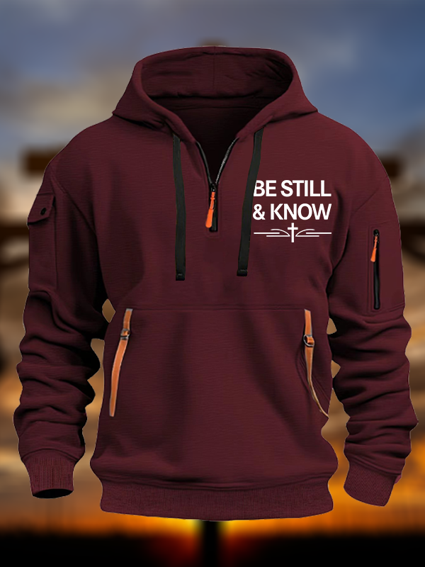 Be Still & Know Jesus God Christian Zipper Hoodies