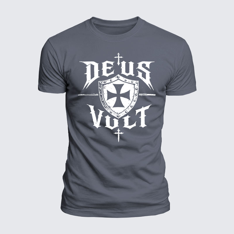 Luxe Mercerized Cotton Tee - Deus Vult 