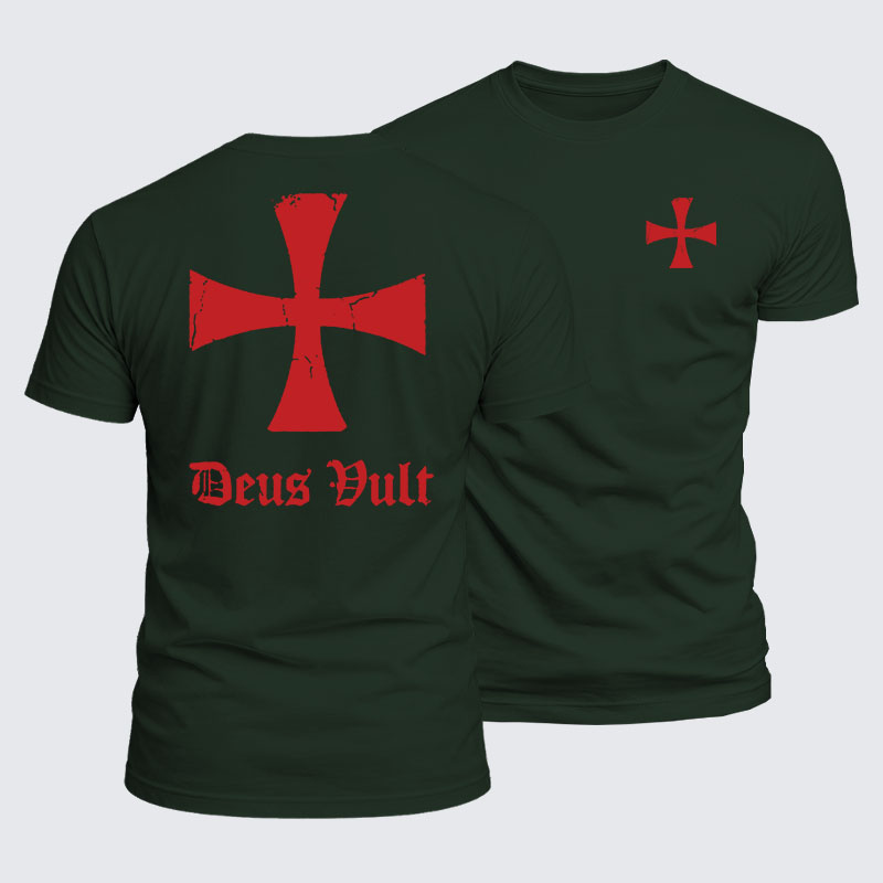 Luxe Mercerized Cotton Tee - Deus Vult 
