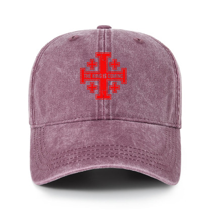 Heritage Washed Cap - Jerusalem Cross