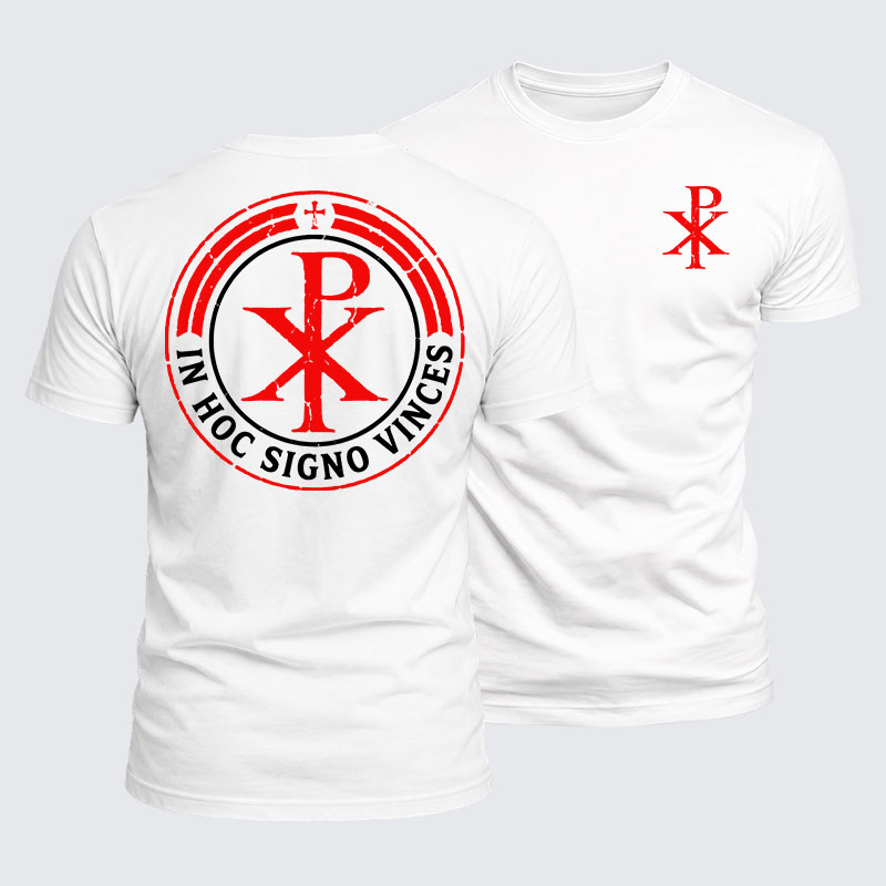 Luxe Mercerized Cotton Tee - In Hoc Signo Vinces 