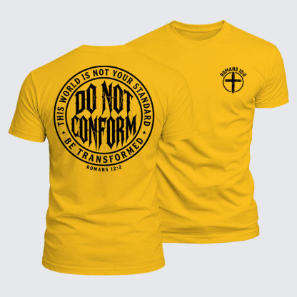 Luxe Mercerized Cotton Tee - Do Not Conform
