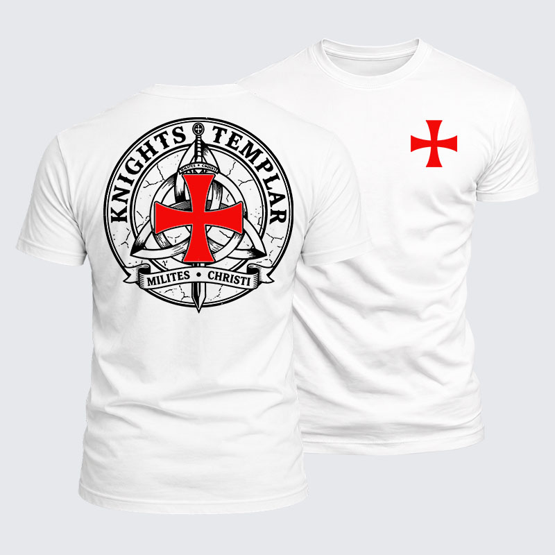 Luxe Mercerized Cotton Tee - Milites Christi Knights Templar