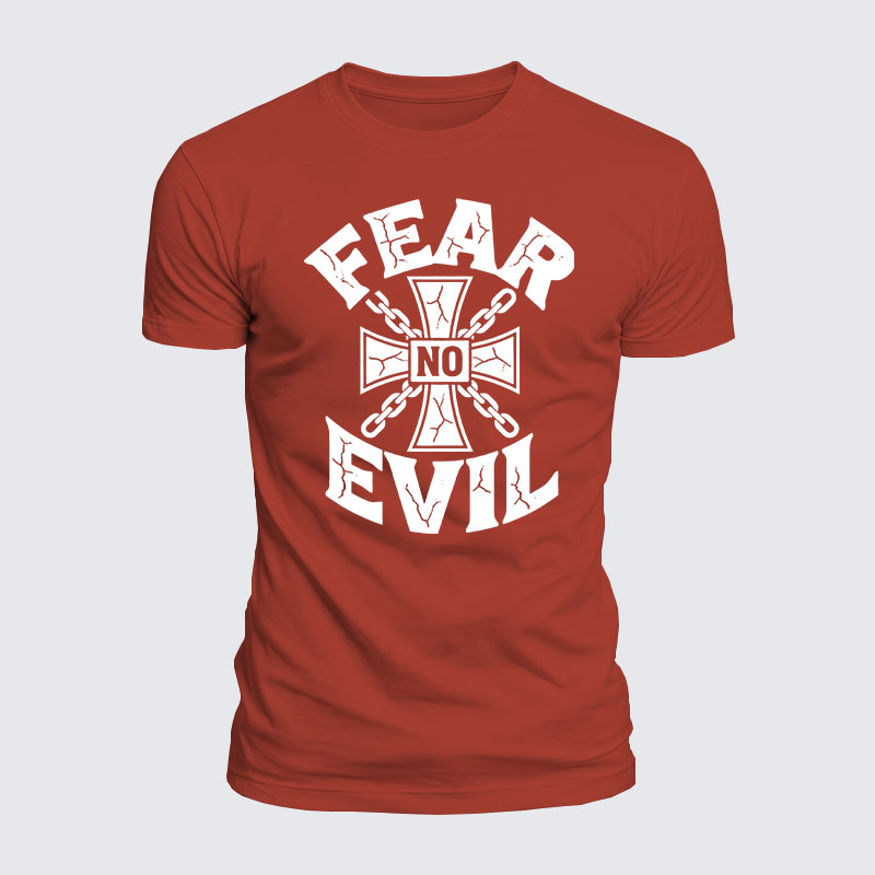 Luxe Mercerized Cotton Tee - Fear No Evil