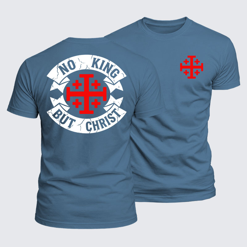 Luxe Mercerized Cotton Tee - No King But Christ
