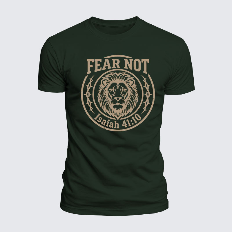 Luxe Mercerized Cotton Tee - Fear Not Isaiah 41:10
