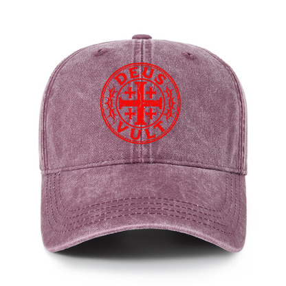 Heritage Washed Cap - Deus Vult