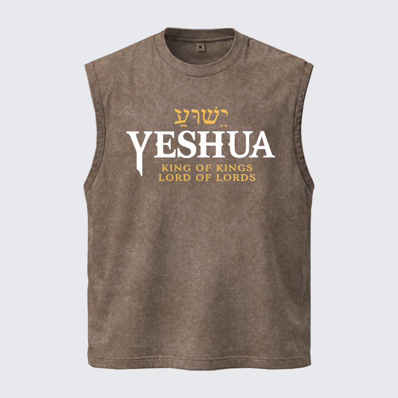 Washed Tank Top -  Yeshua King & Lord