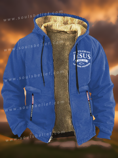 Jesus Team Jesus God Christian Zipper Hooded Jacket