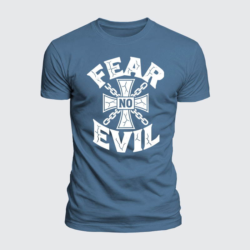 Luxe Mercerized Cotton Tee - Fear No Evil