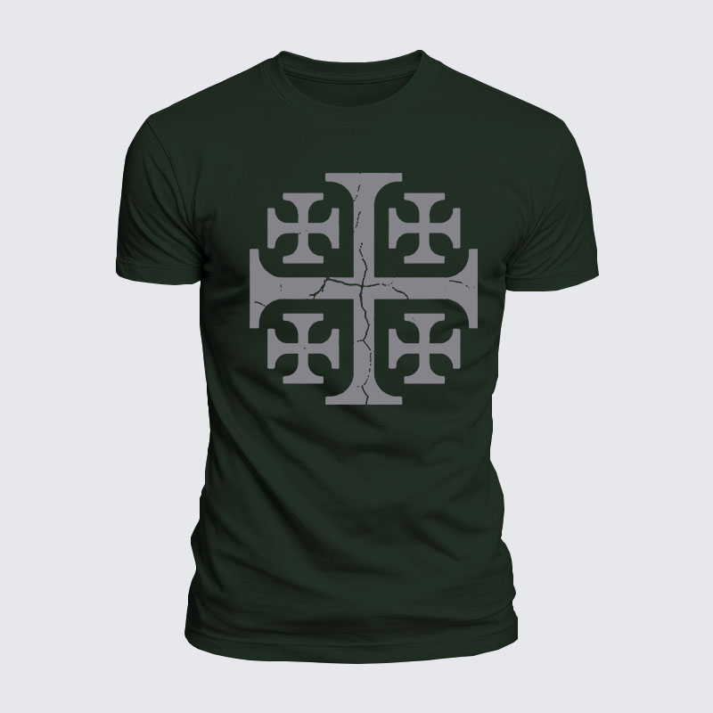 Luxe Mercerized Cotton Tee - Deus Vult