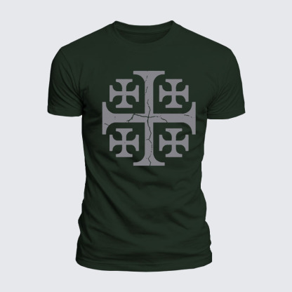 Luxe Mercerized Cotton Tee - Deus Vult