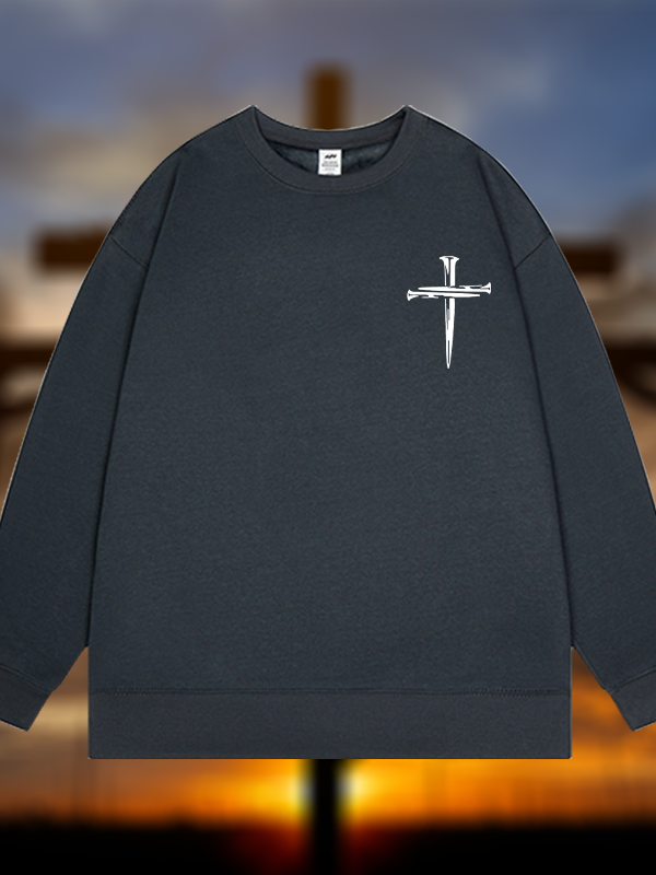 Cross  Jesus God Christian Sweatshirt