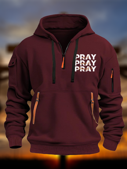 Pray Jesus God Christian Zipper Hoodies