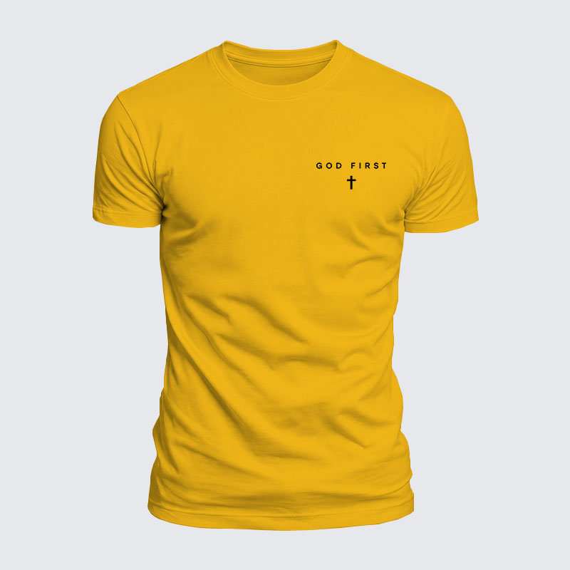 Luxe Mercerized Cotton Tee - God First