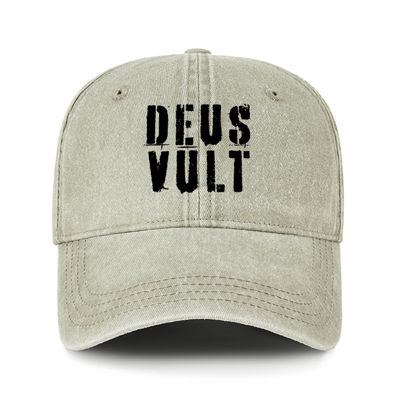 Heritage Washed Cap - Deus Vult 