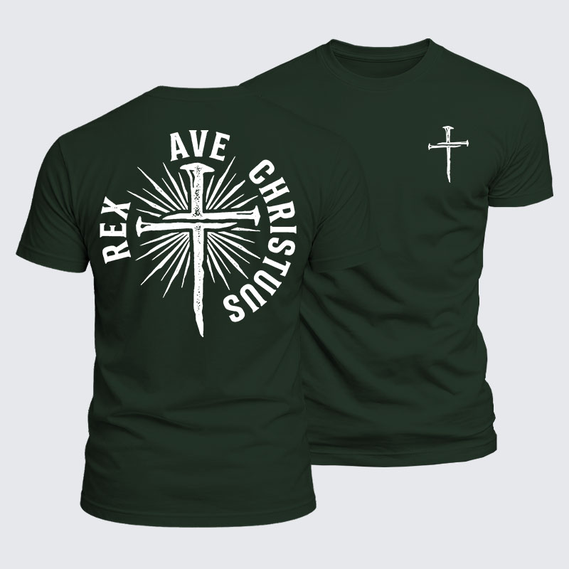 Luxe Mercerized Cotton Tee - Ave Christus Rex