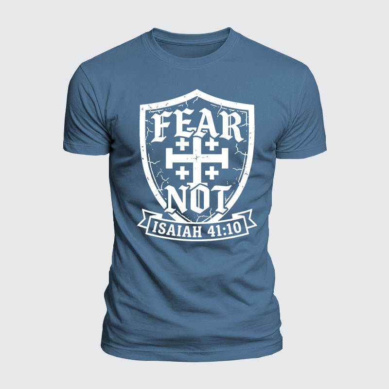 Luxe Mercerized Cotton Tee - Fear Not Isaiah 41:10