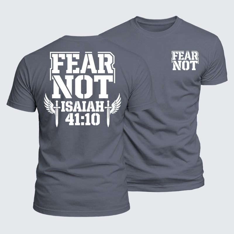 Luxe Mercerized Cotton Tee - Fear Not Isaiah 41:10