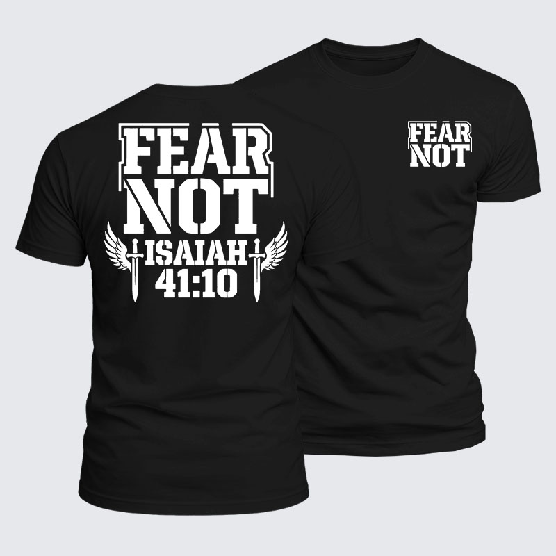 Luxe Mercerized Cotton Tee - Fear Not Isaiah 41:10