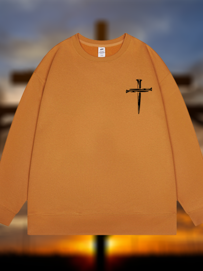 Cross  Jesus God Christian Sweatshirt