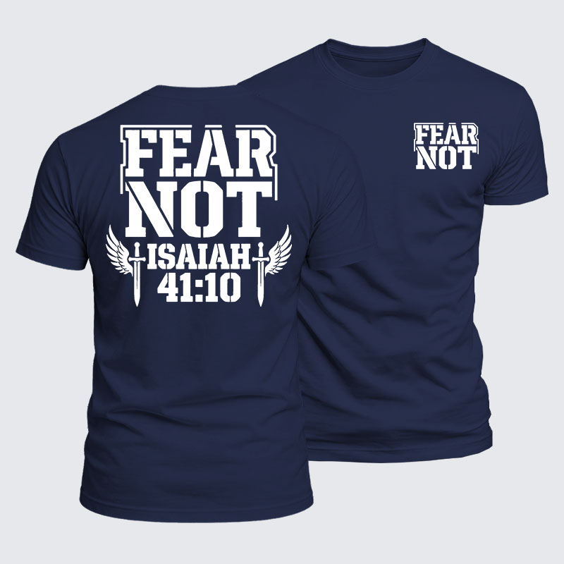 Luxe Mercerized Cotton Tee - Fear Not Isaiah 41:10