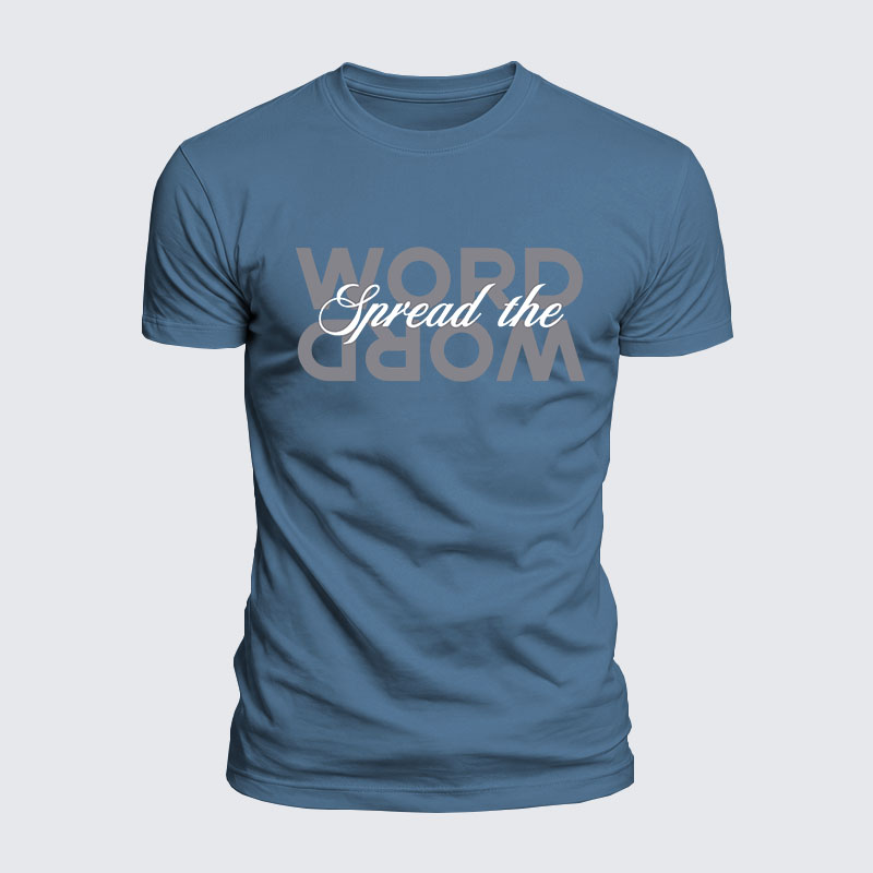 Luxe Mercerized Cotton Tee - Spread The Word