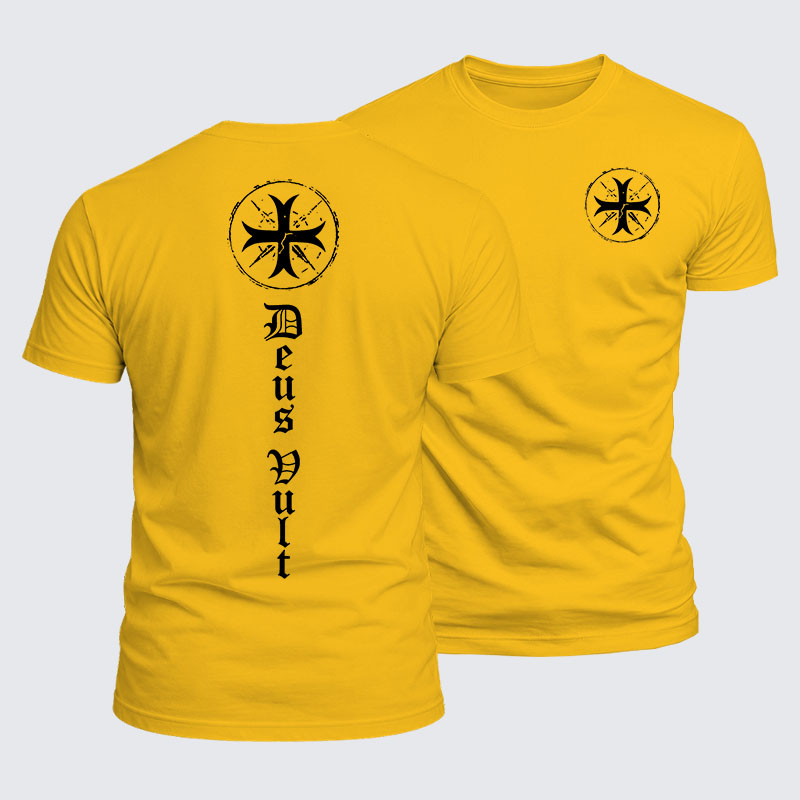 Luxe Mercerized Cotton Tee - Deus Vult 
