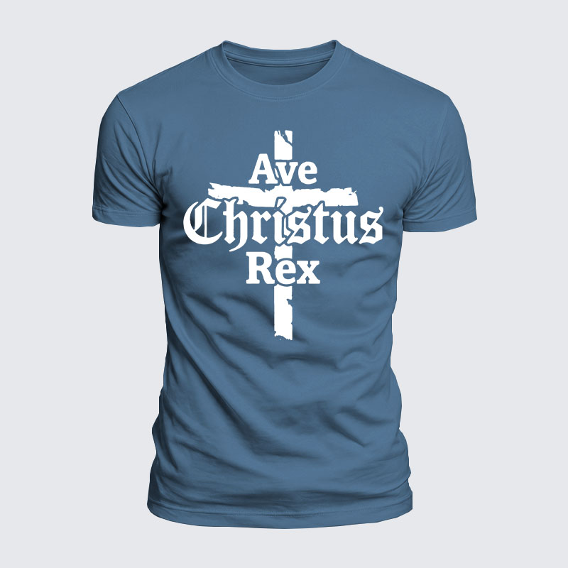 Luxe Mercerized Cotton Tee - Ave Christus Rex