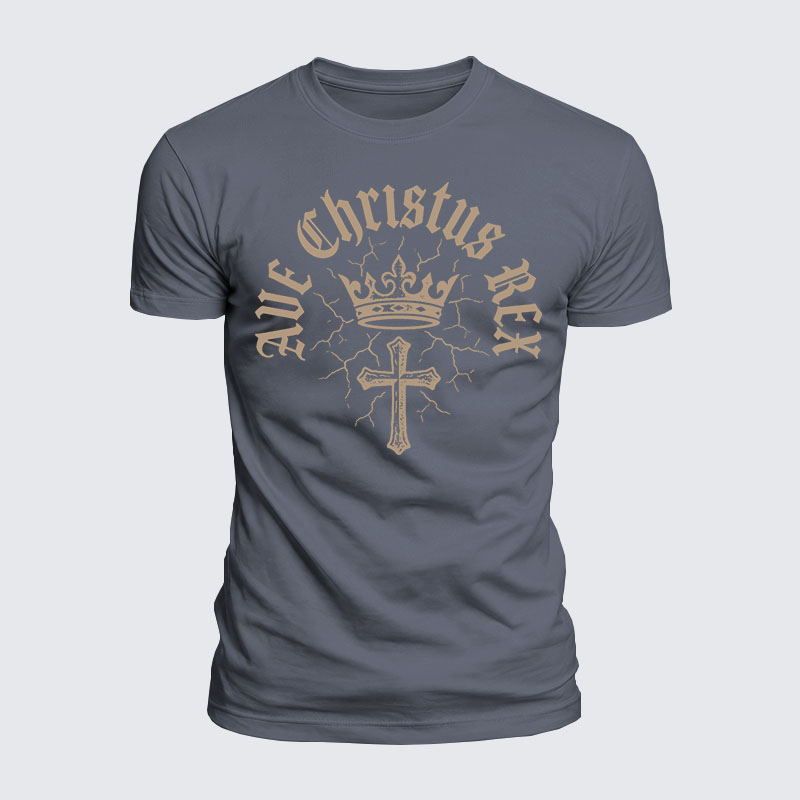 Luxe Mercerized Cotton Tee - Ave Christus Rex