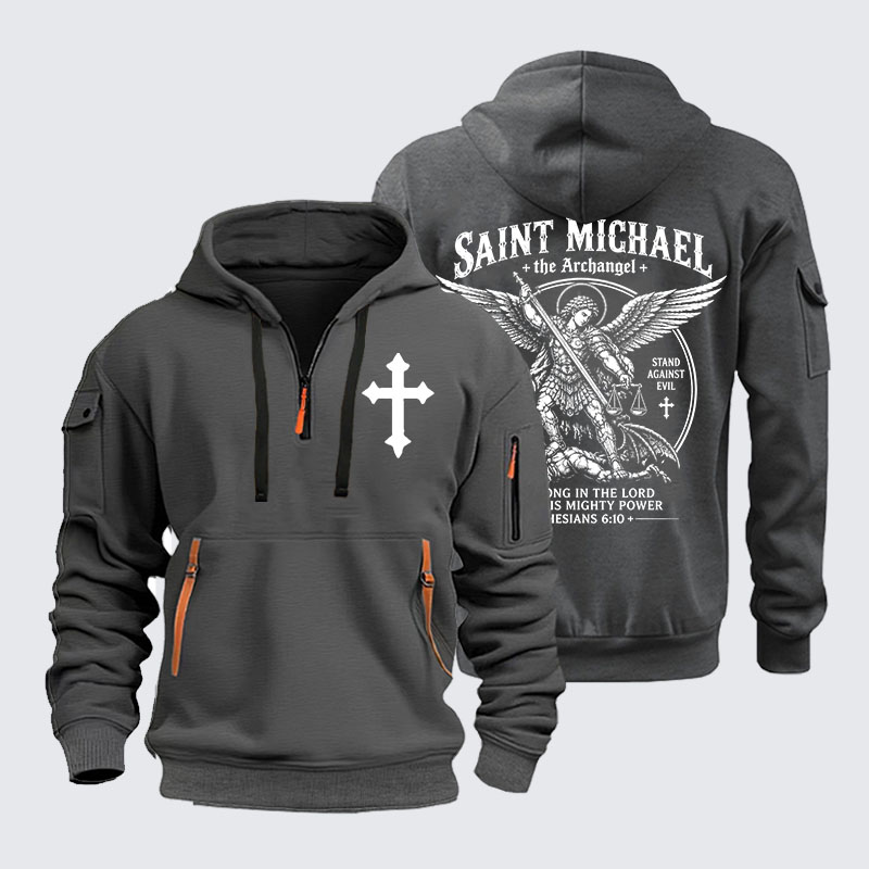 Zipper Hoodies - Saint Michael The Archangel