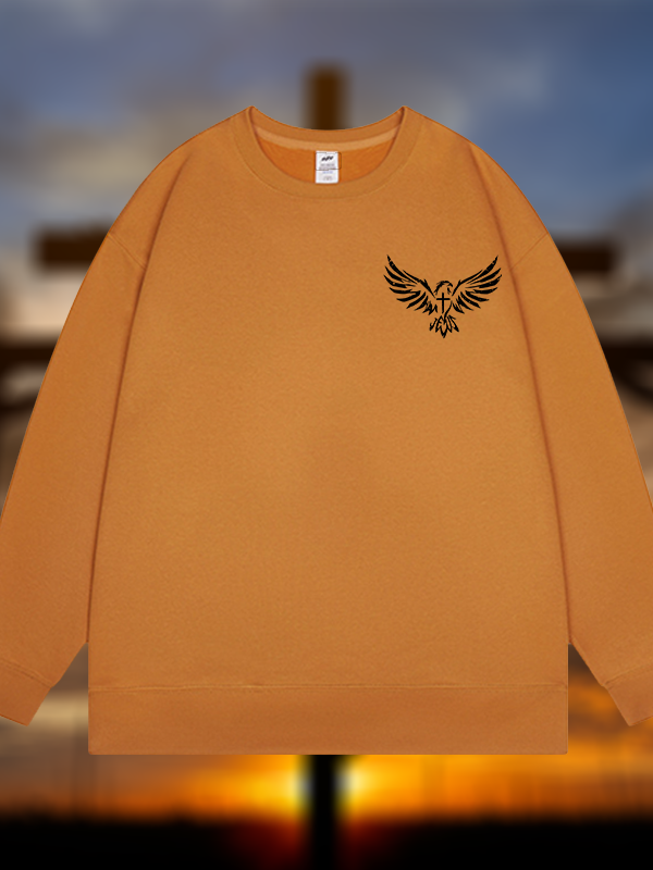 Wings Like Eagles Jesus God Christian Sweatshirt