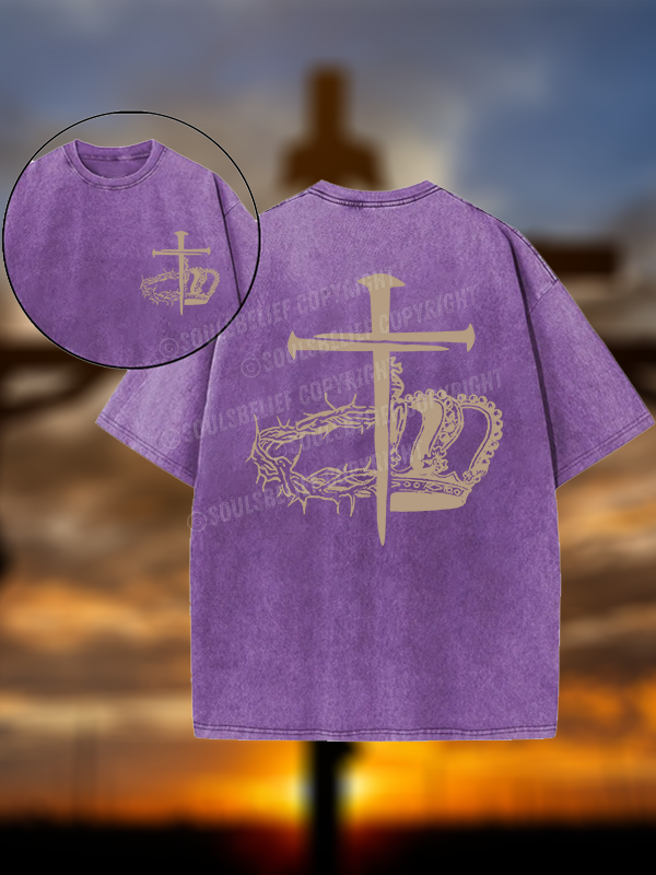 Cross Christian Washed T-Shirt