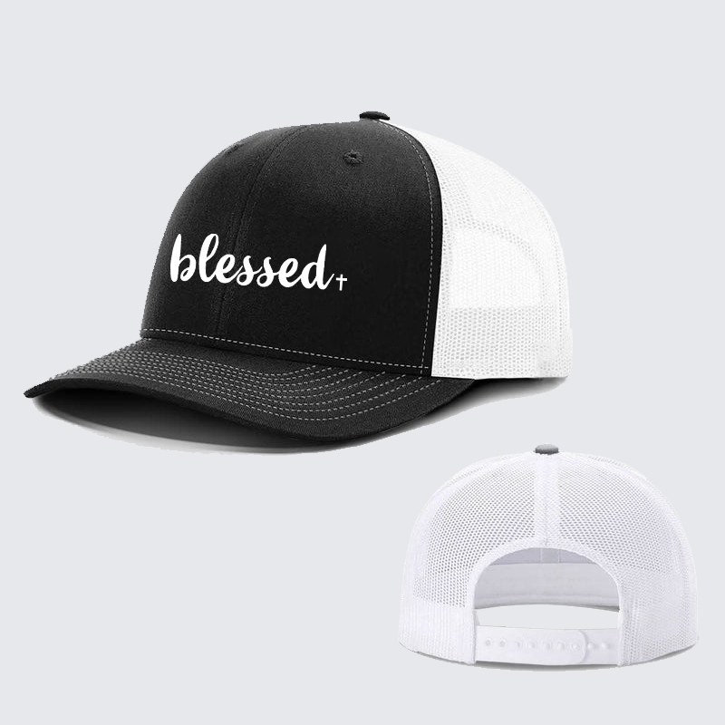 Blessed Cross Jesus God Christian Richardson Hat